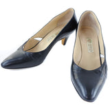 Gucci Leather Side-Cut Pumps Black