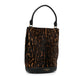 Brown Burberry Pony Hair Tote Bag