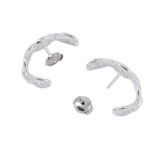 HERMES Chaine d'Ancre Earrings SV925