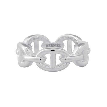 HERMES Chaine d'Ancre Anchene Ring Size PM/51/#11 SV925