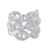 HERMES Chaine d'Ancre Anchene Ring Size GM/53 SV925