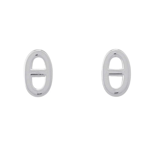 HERMES Farandole Chaine d'Ancre Earrings Size TPM SV925