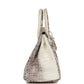 Luxury Hermes Birkin 25 Himalaya Niloticus Crocodile Diamond Encrusted Hardware