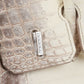 Luxury Hermes Birkin 25 Himalaya Niloticus Crocodile Diamond Encrusted Hardware