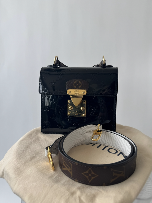 Louis Vuitton Spring street patent leather handbag