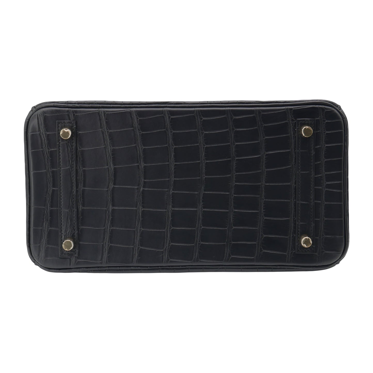 Hermès 30cm Birkin Black Matte Alligator Gold Hardware