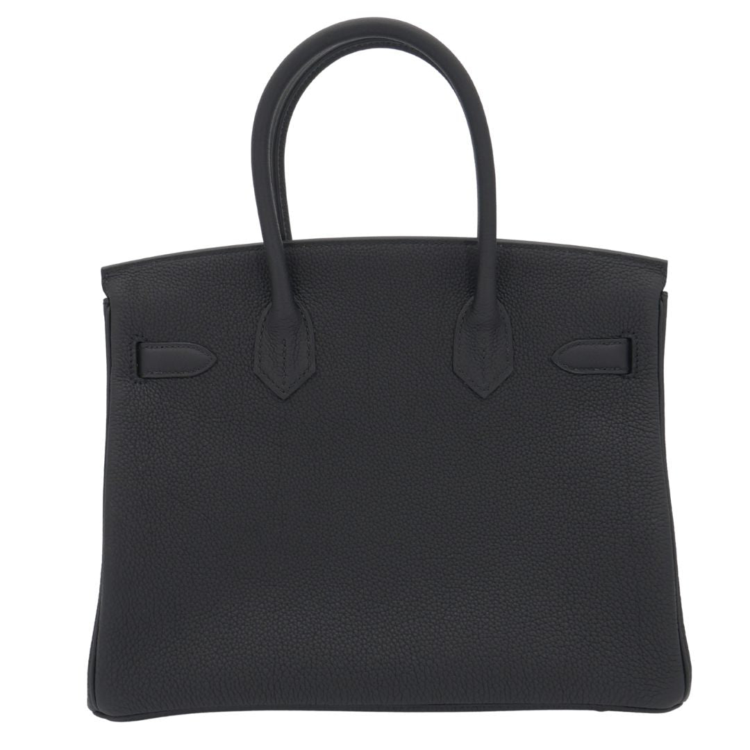 Hermès 30cm Birkin Black Togo Leather Gold Hardware