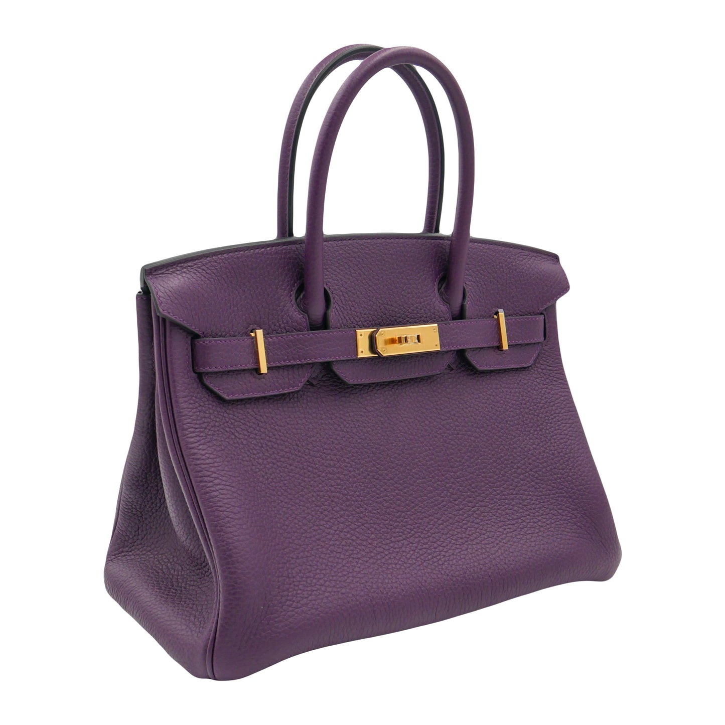 Hermès 30cm Birkin Cassis Togo Leather Gold Hardware