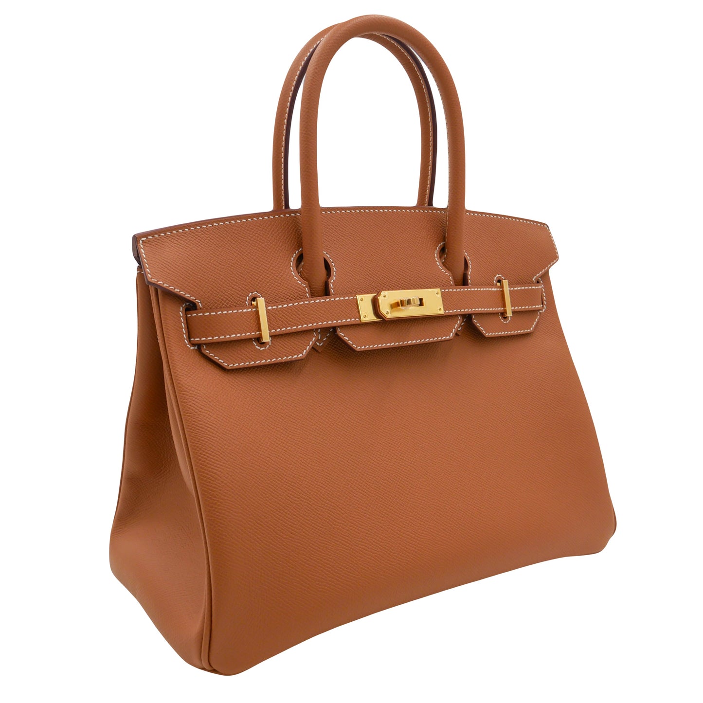 Hermès 30cm Birkin Gold Epsom Leather Gold Hardware