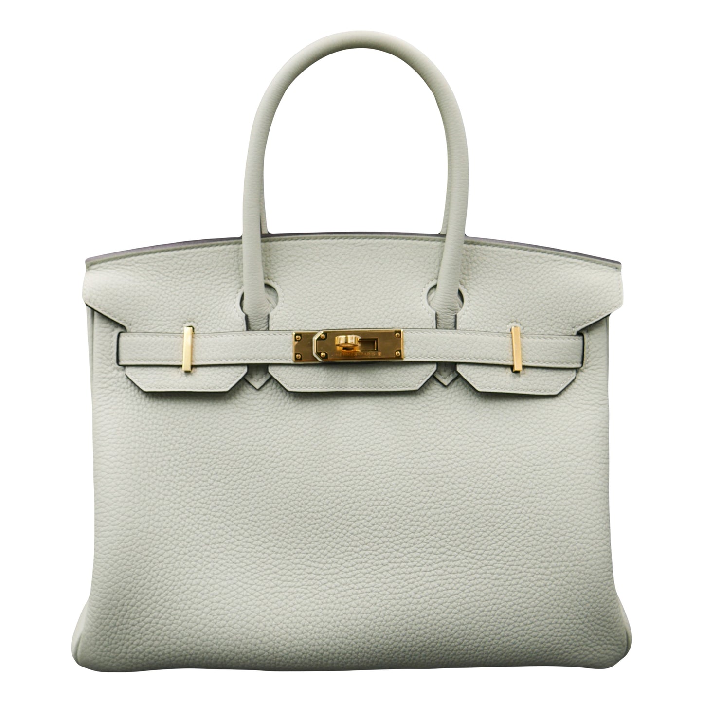 Hermès 30cm Birkin Gris Neve Togo Leather Gold Hardware