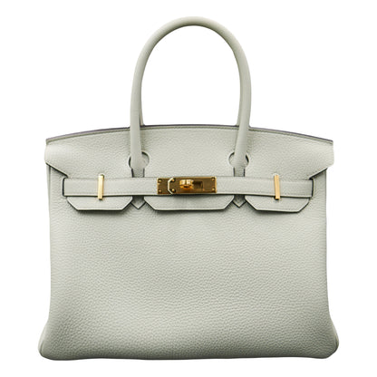 Hermès 30cm Birkin Gris Neve Togo Leather Gold Hardware