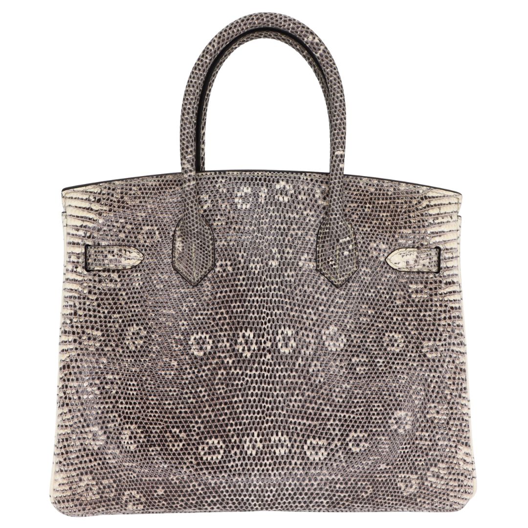 Hermès 30cm Birkin Ombré Lizard Palladium Hardware