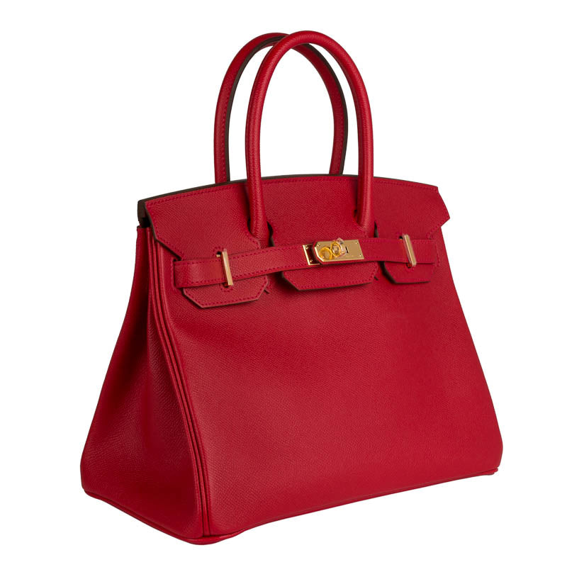 Hermès 30cm Birkin Rouge Casaque Epsom Leather Gold Hardware