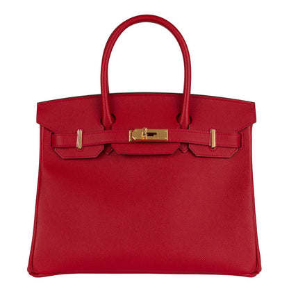 Hermès 30cm Birkin Rouge Casaque Epsom Leather Gold Hardware