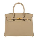 Hermès 30cm Birkin Trench Togo Leather Gold Hardware