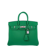 Hermès Birkin 25 Bambou Togo Palladium Hardware
