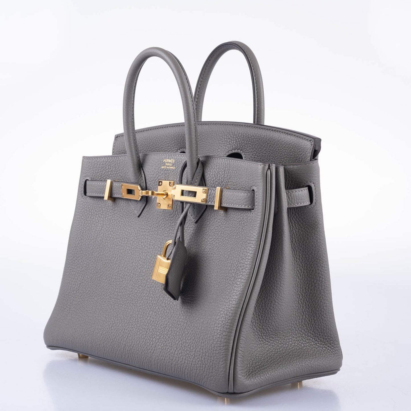 Hermès Birkin 25 Gris Meyer Togo Gold Hardware