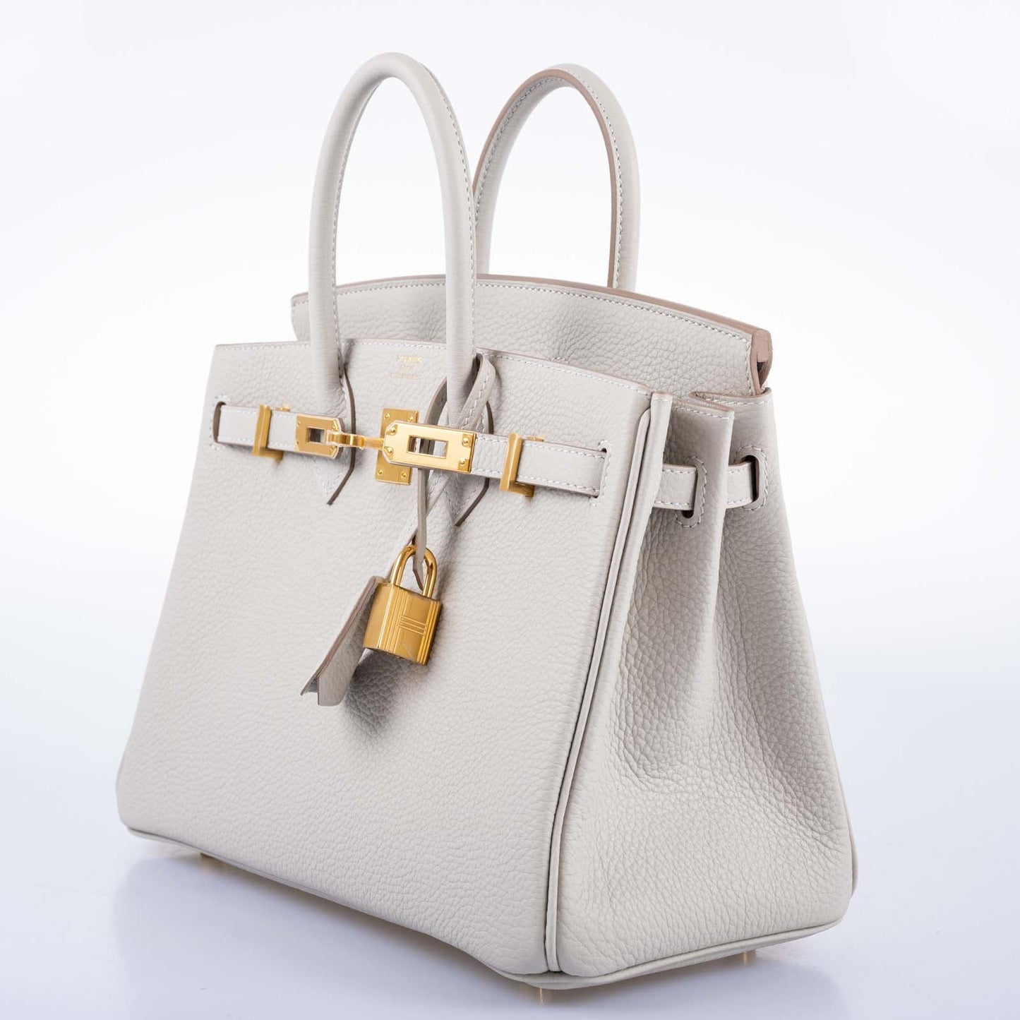 Hermès Birkin 25 Gris Perle Togo Gold Hardware
