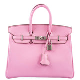 Hermès Birkin 25 HSS Bubblegum Pink 5P Epsom with Palladium Hardware