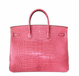 Hermès Birkin 40 Boise de Rose Alligator Bag
