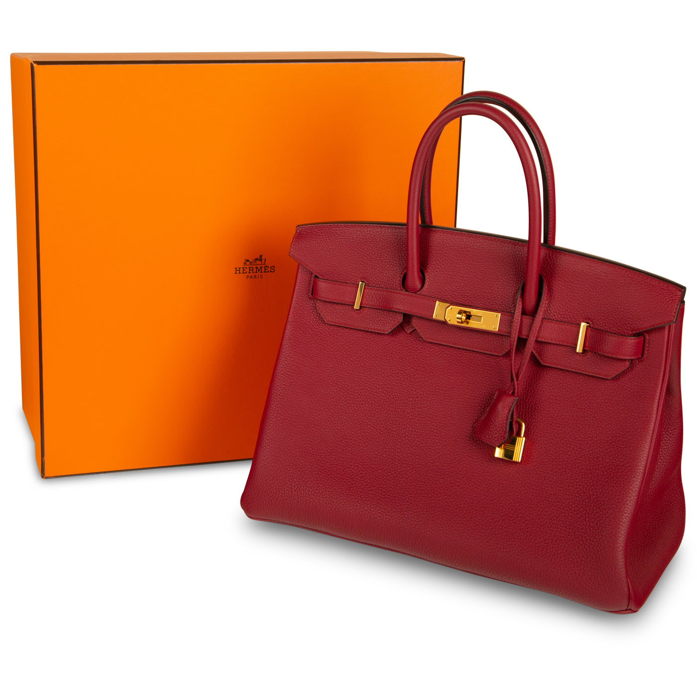 Birkin 35 - Rouge Grenat Togo - GHW