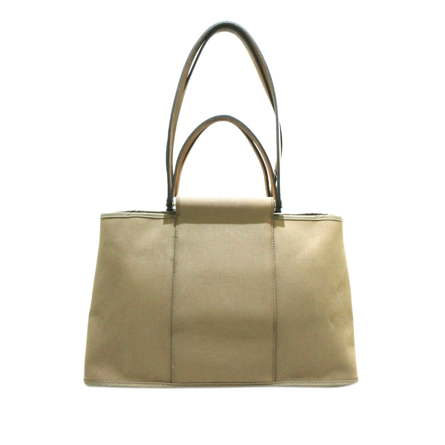 Luxury Hermes Cabag Elan Canvas Satchel (SHG-36440)
