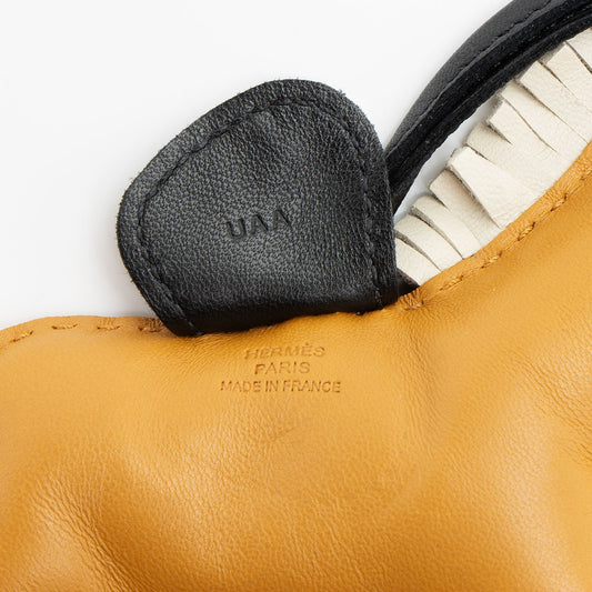 Hermes Milo Lambskin Rodeo Horse MM Bag Charm