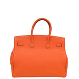Hermes Poppy Birkin 35 Bag