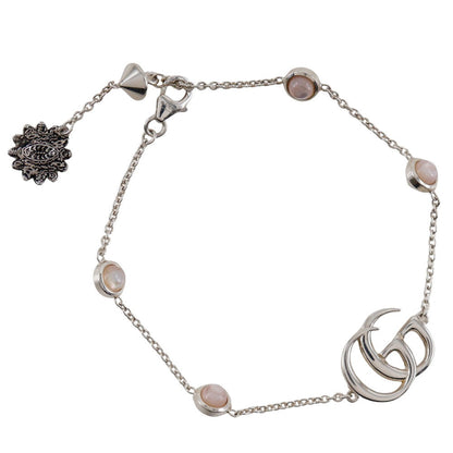 Gucci Double G Silver 925 Mother of Pearl Bracelet