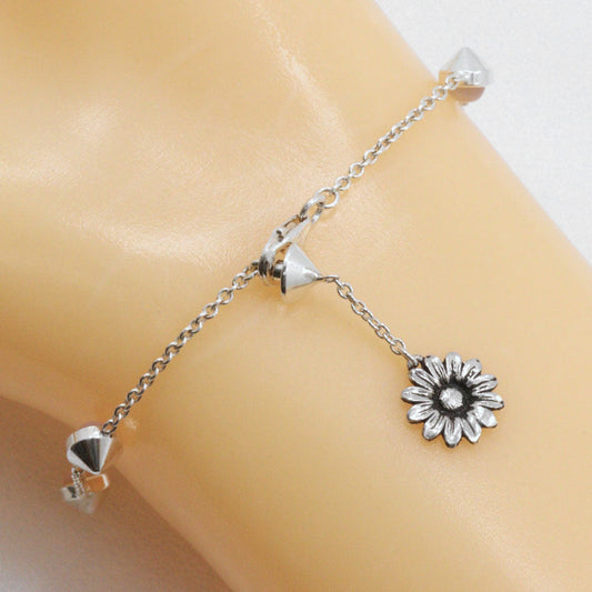 Gucci Double G Silver 925 Mother of Pearl Bracelet
