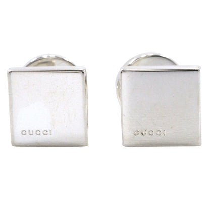 Gucci Square Logo Silver 925 Cufflinks