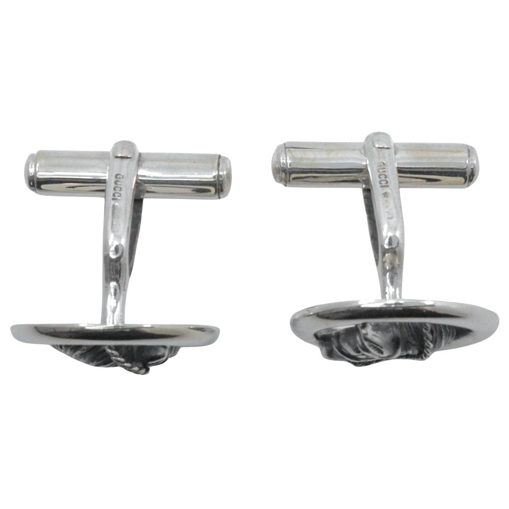 Gucci Horse Motif Silver 925 Cufflinks