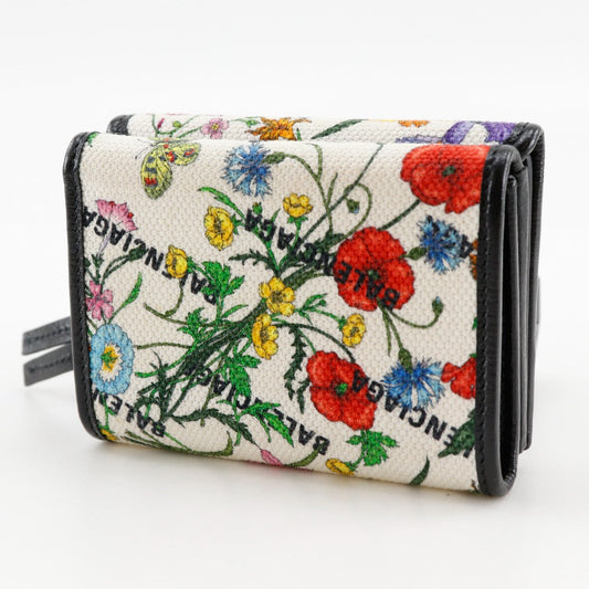 Gucci The Hacker Project Neo Classic Canvas Tri-fold Wallet