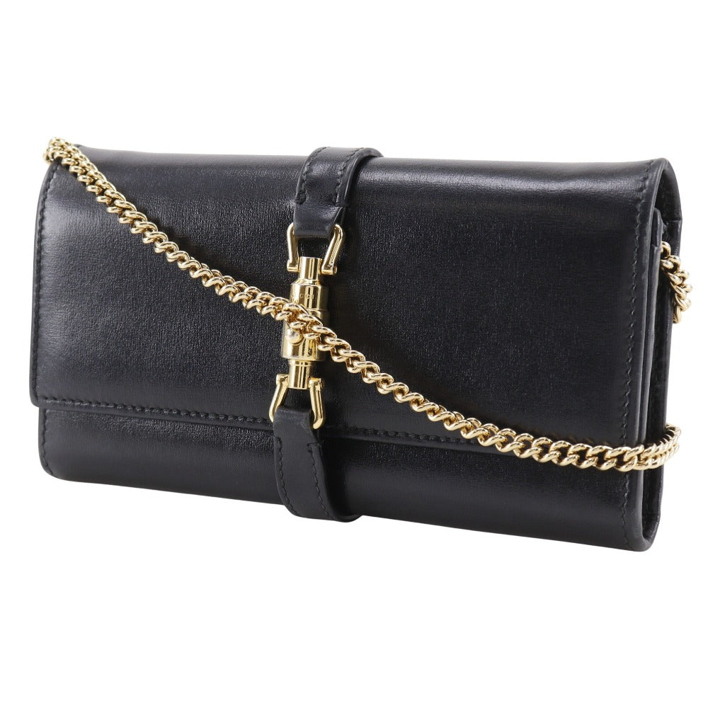 Gucci Jackie 1961 Calf Chain Wallet