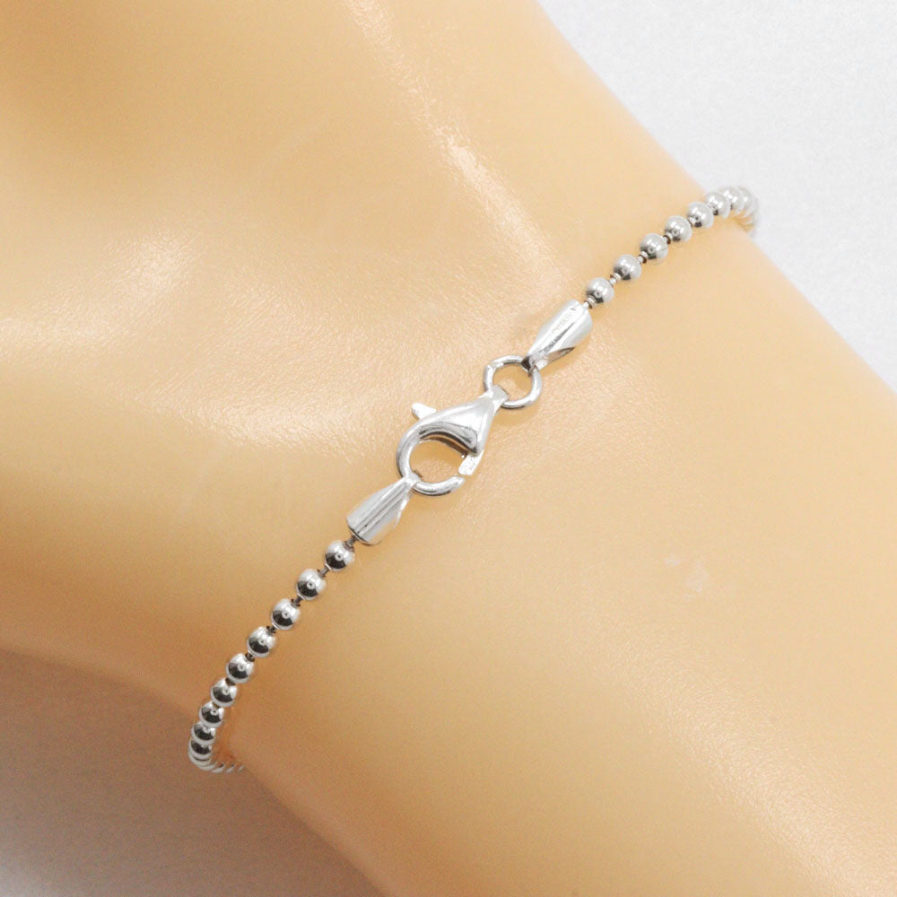 Gucci Logo Plate Silver 925 Bracelet