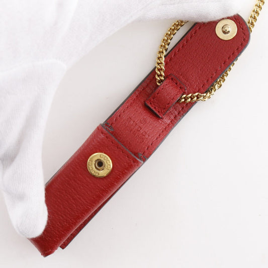 Gucci Lipstick Case Calf Pendant Accessory