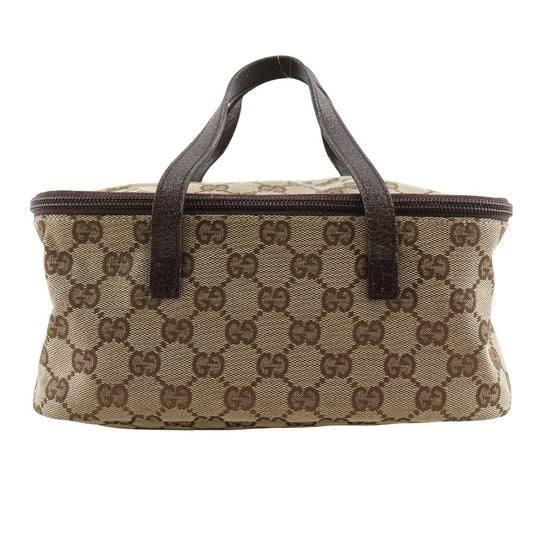 Gucci Vanity GG Canvas Handbag