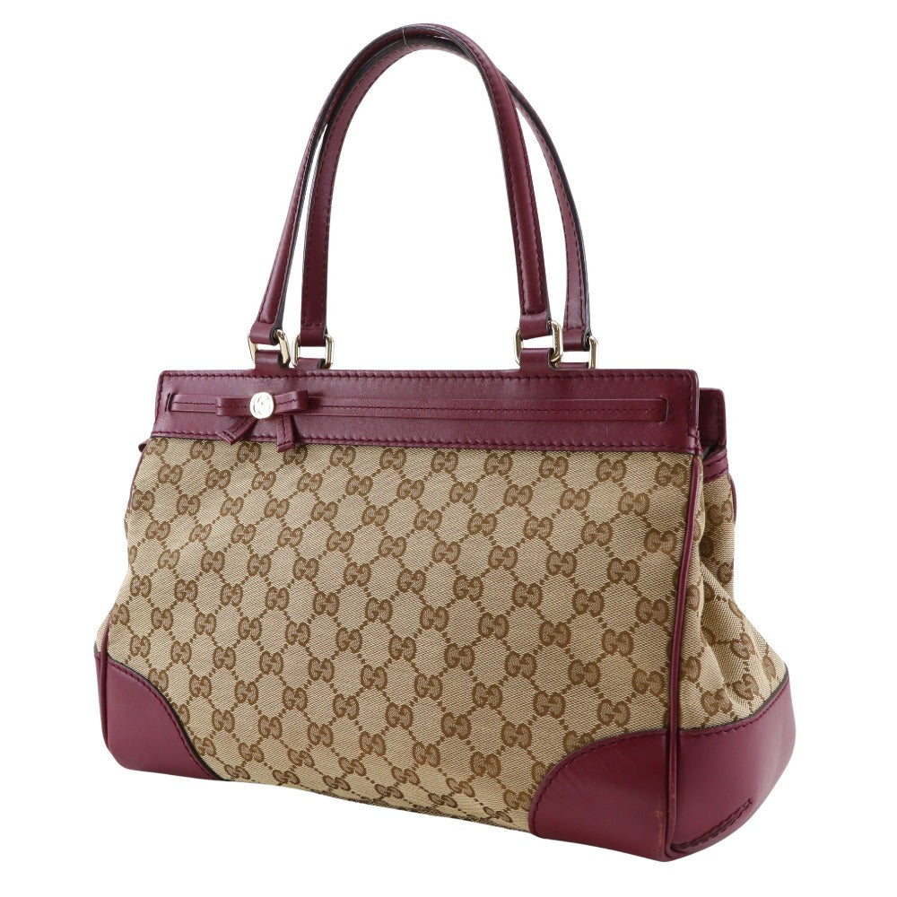 Gucci Mayfair GG Canvas 2way Tote Bag