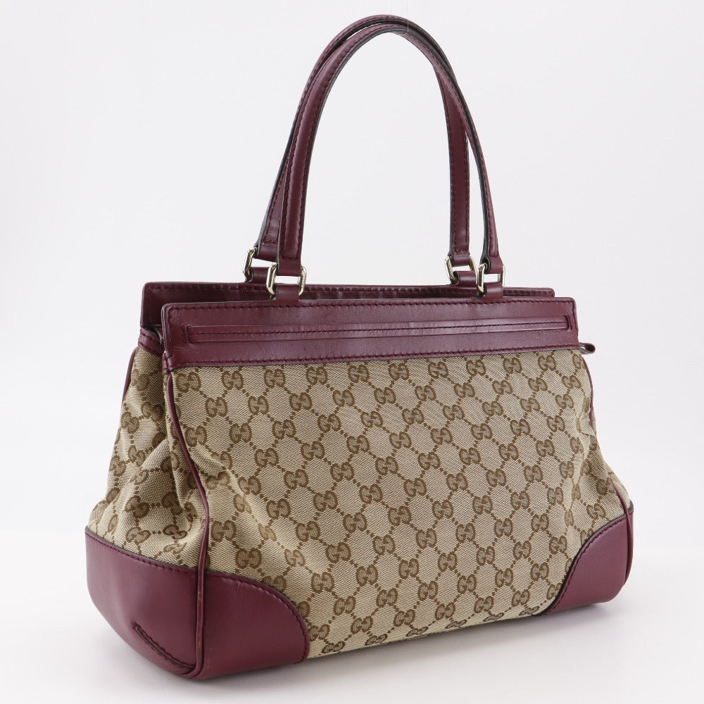 Gucci Mayfair GG Canvas 2way Tote Bag