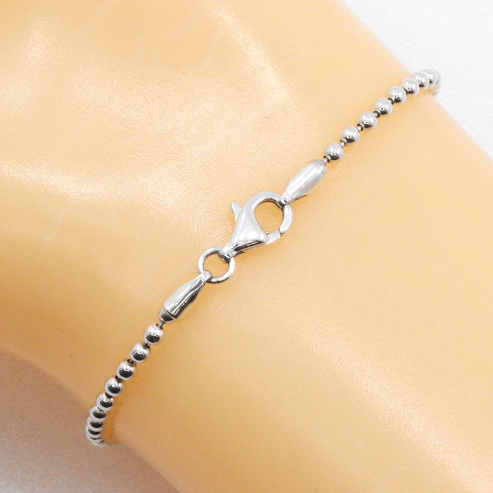 Gucci Logo Plate Silver 925 Bracelet