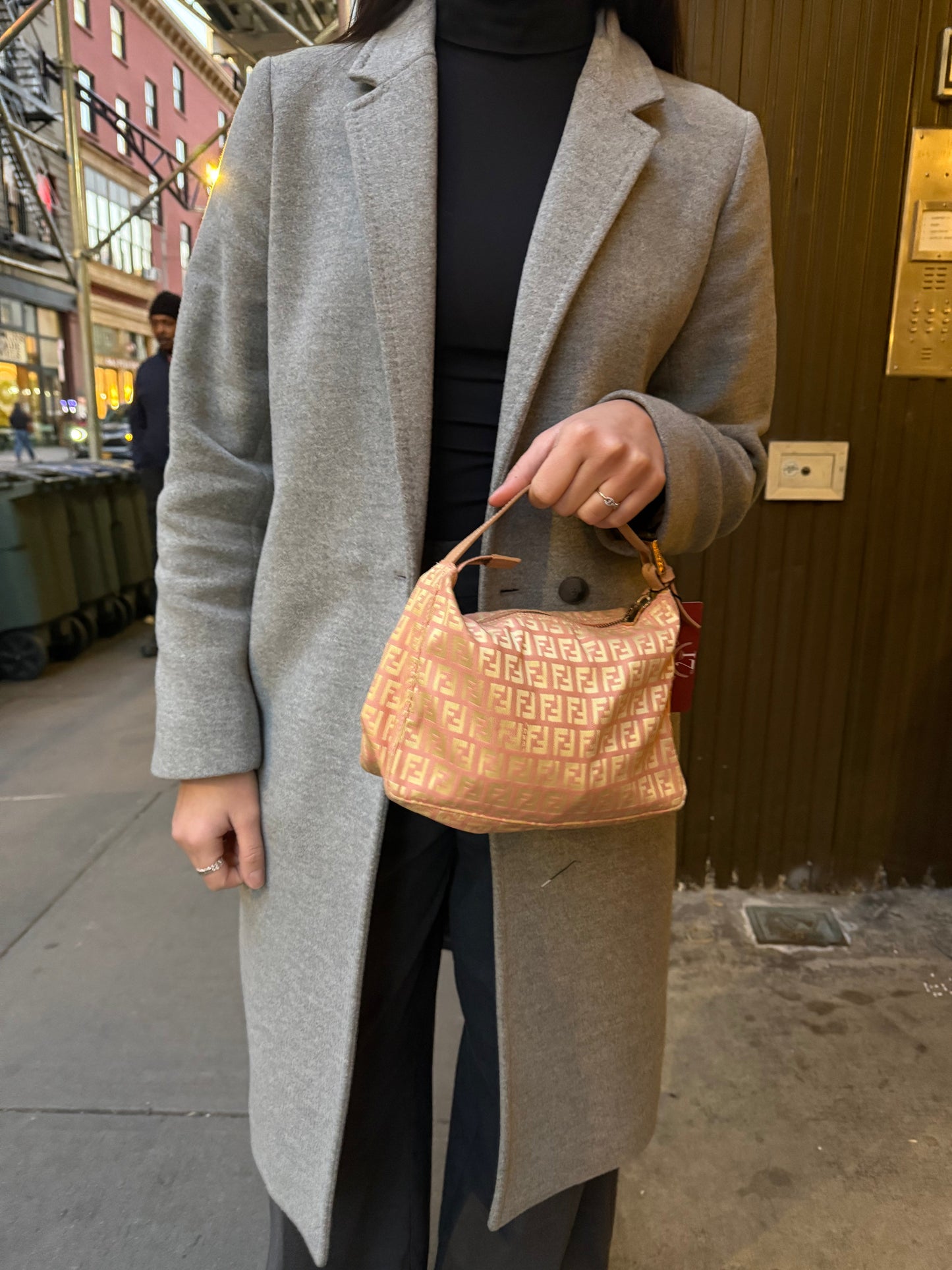 Fendi   Pink Zucca Pochette