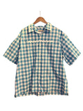 Prada Blue Gingham Button Down Shirt