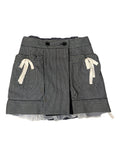 Louis Vuitton Striped Pleated A-Line Skirt
