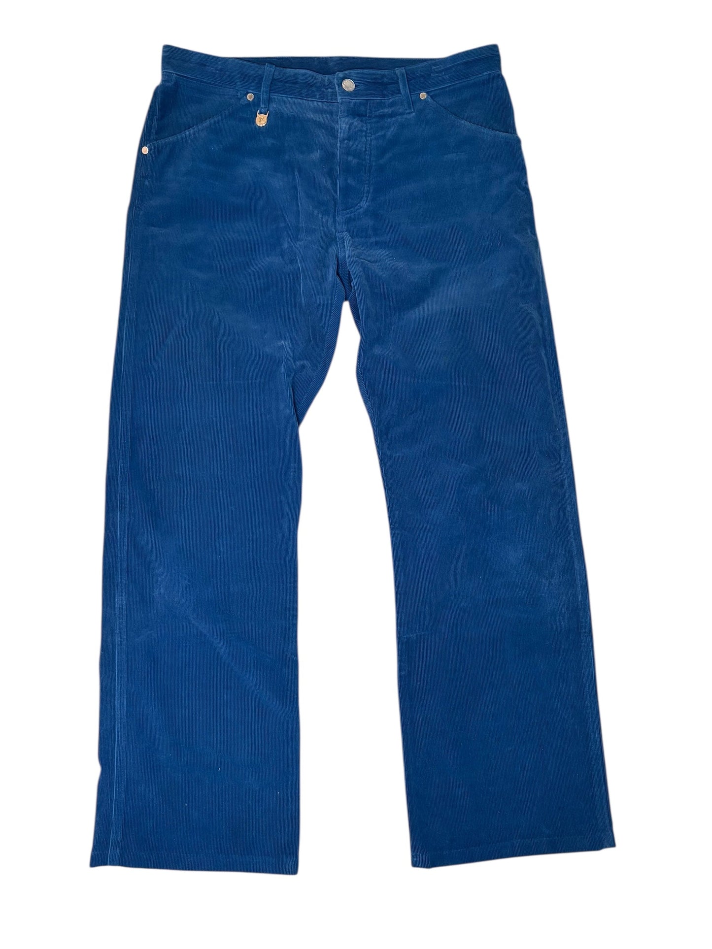Louis Vuitton Blue Corduroy Pants
