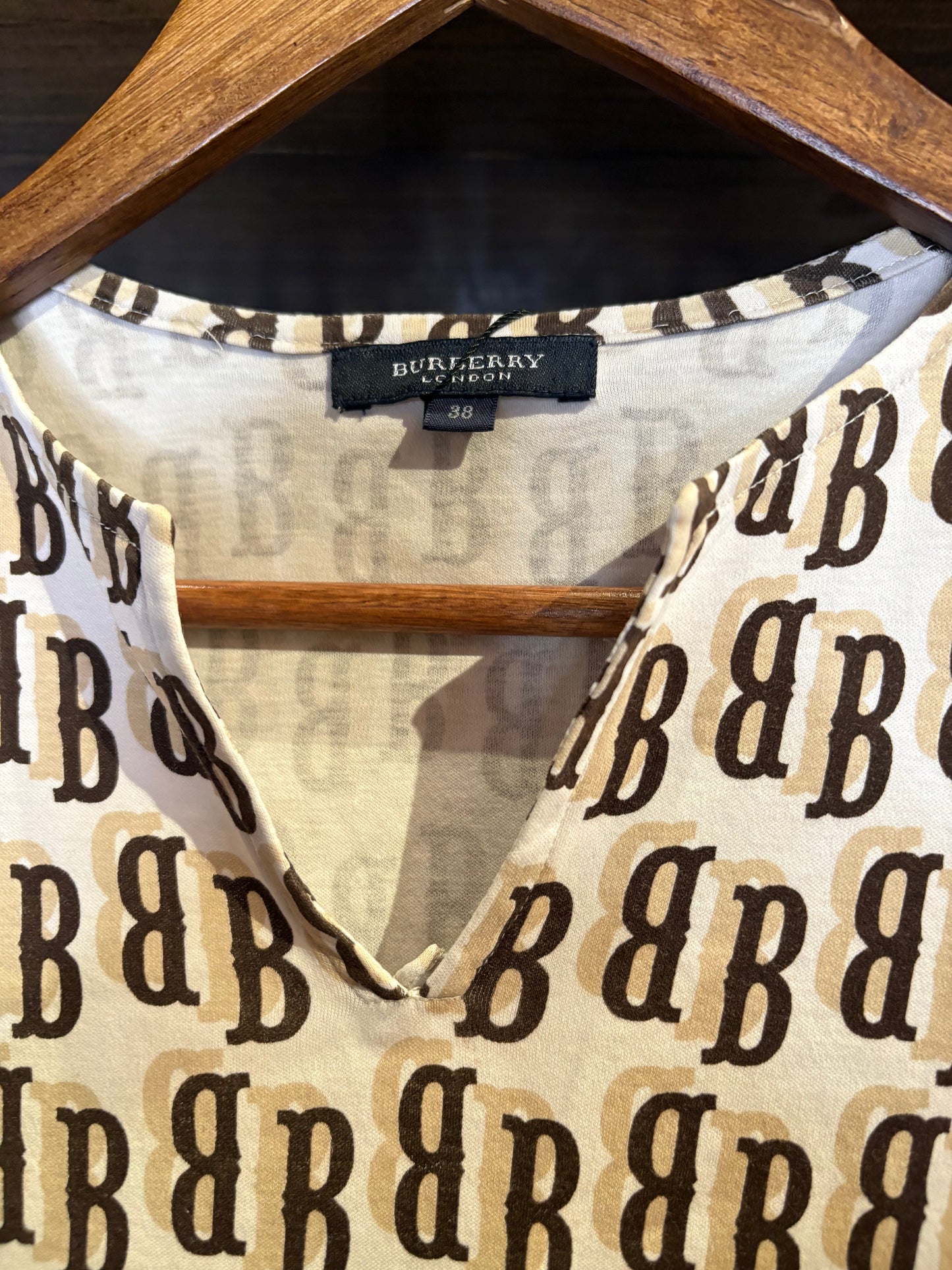 Burberry BB Pattern T Shirt
