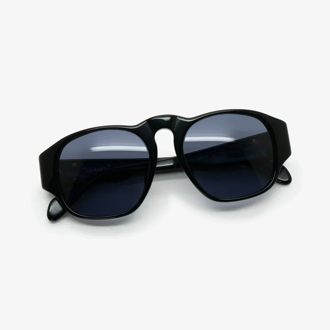 Chanel Spring/Summer 1991   Black Sunglasses