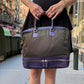 Prada Tessuto Top Handle Bag Purple