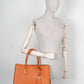 PRADA Tote Bag Saffiano Leather Papaya