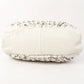 Chanel Around 2007 Made Dotted Cutout Design Cc Mark Charm Chain Shoulder Bag White/Silver