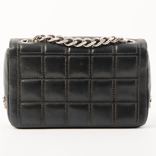 Chanel Around 2000 Made 2.55 Design Stitch Side Cc Mark Mini Chain Bag Dark Navy